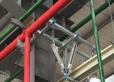 宾川该抗震支架的整体式支吊架结构协调性好